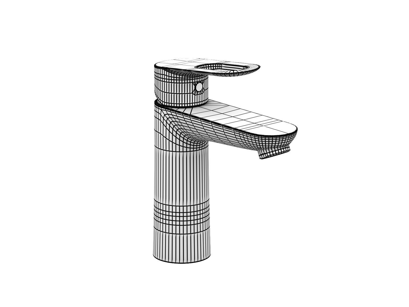 Bau Under counter Basin 55 Set 3D model_12
