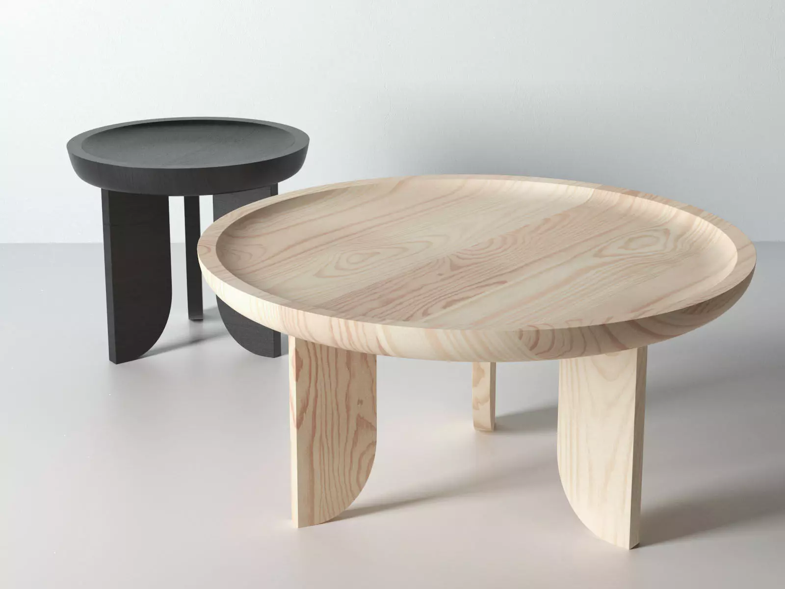 Dish Tables 3D model_0