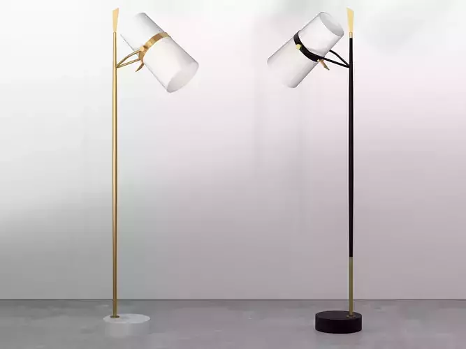 Yasmin Floor Lamp 3D model