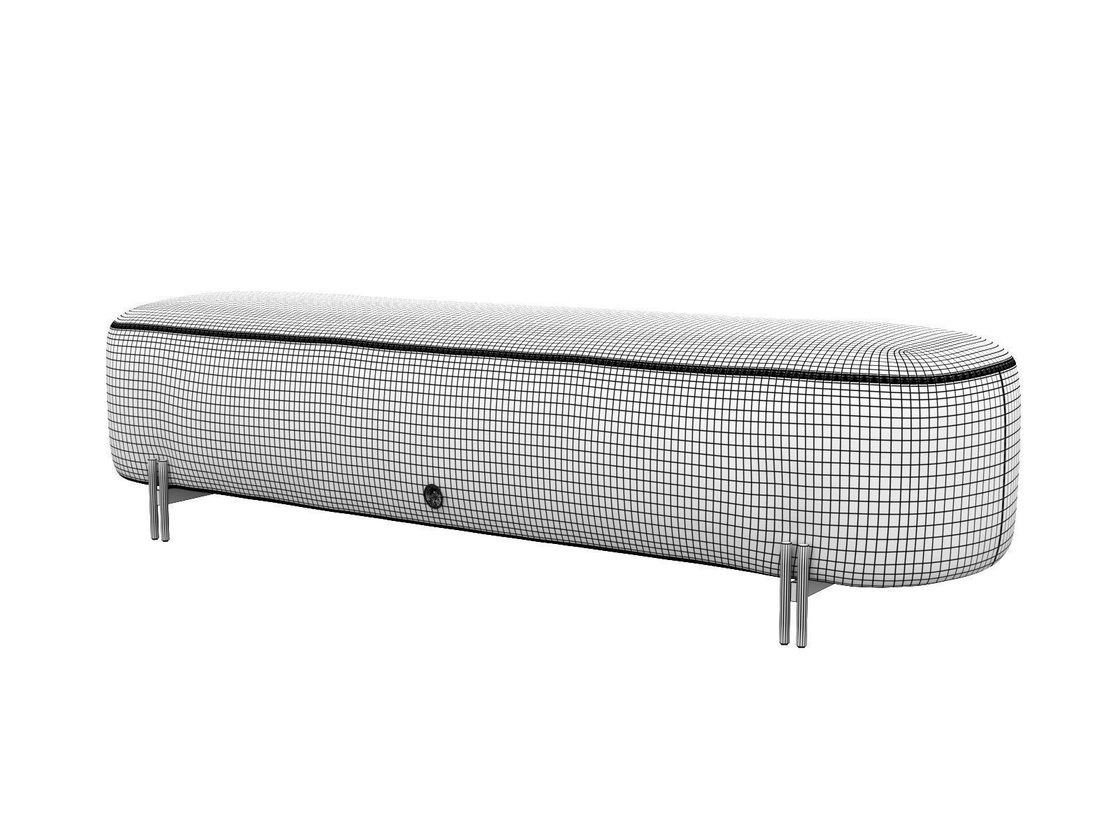 Conrad Bench 3D model_3