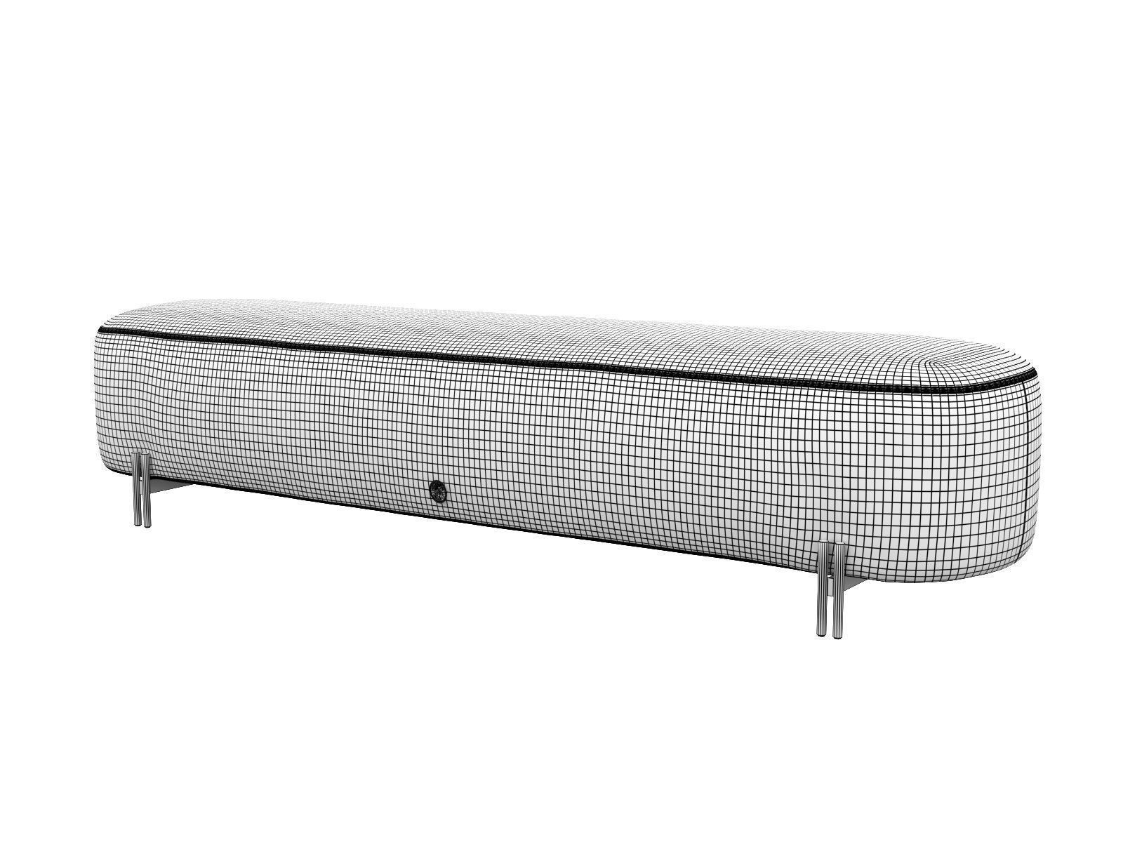 Conrad Bench 3D model_4