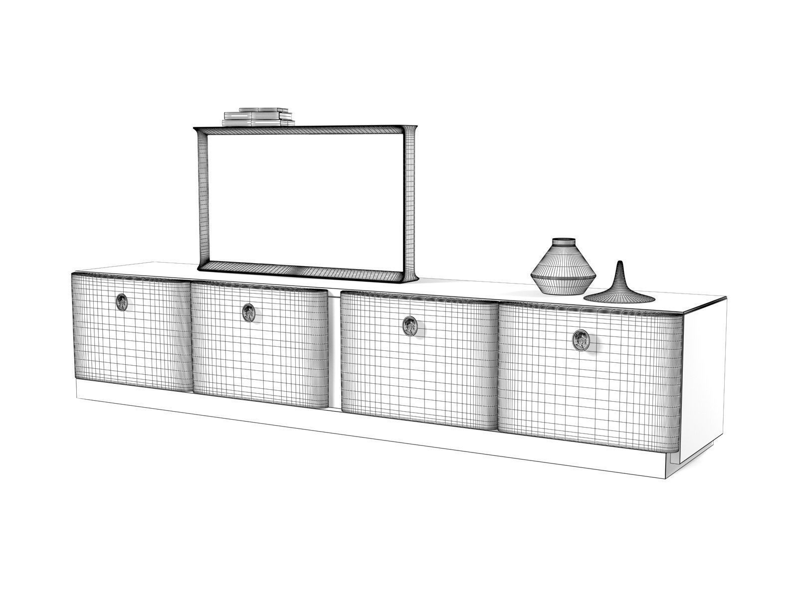 Jasmine TV Cabinets and Sideboard 3D model_4
