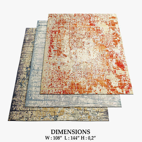 Fayette Rugs 329 3D model