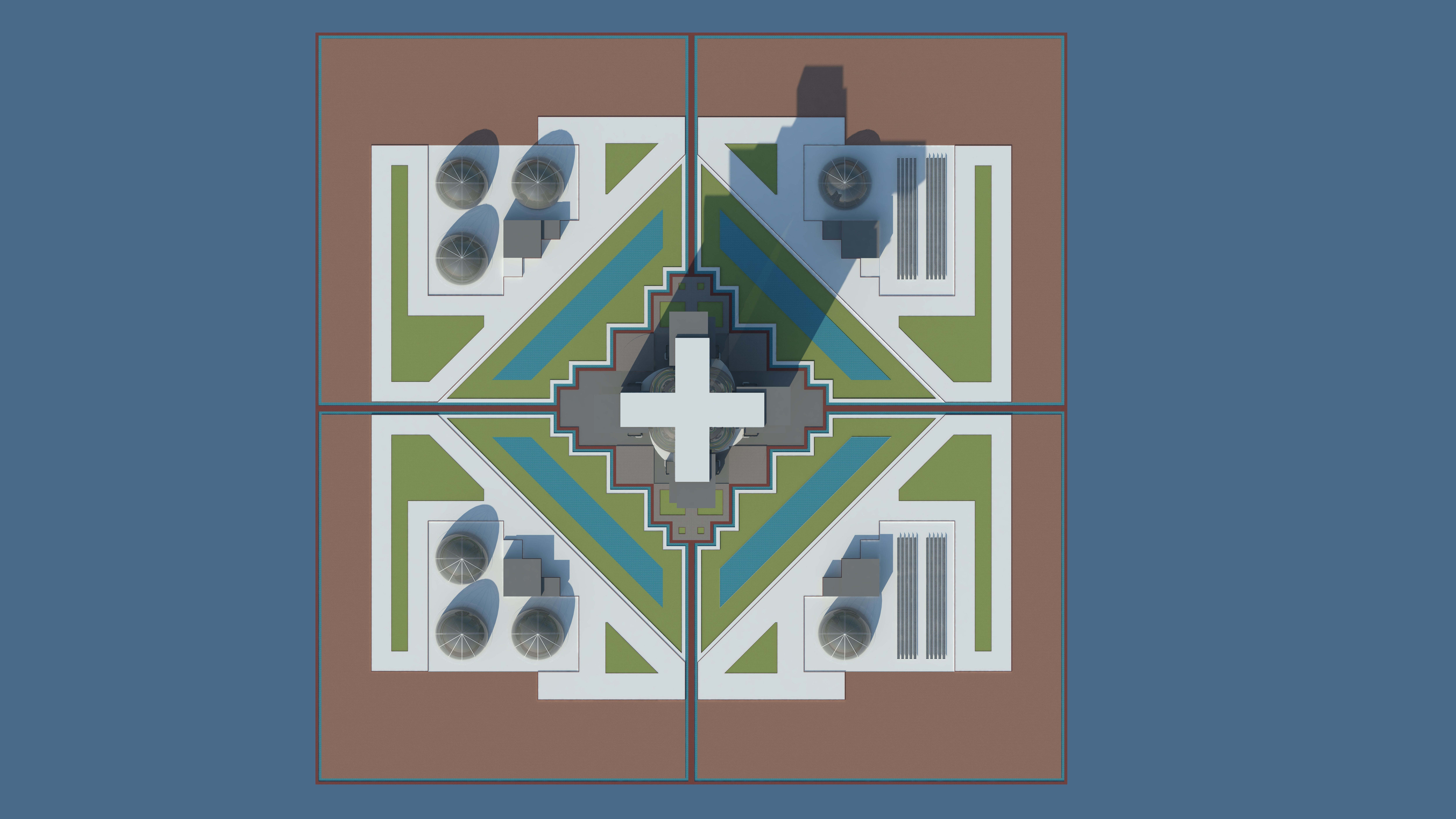 First Vertical City On Mars 3D model_4