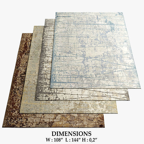 Fayette Rugs 330 3D model