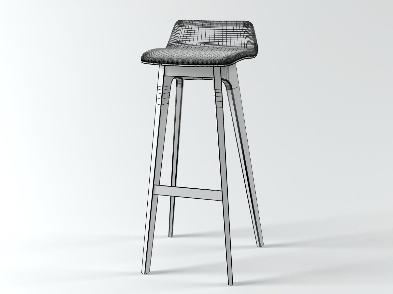 Morph Barstool 3D model_11