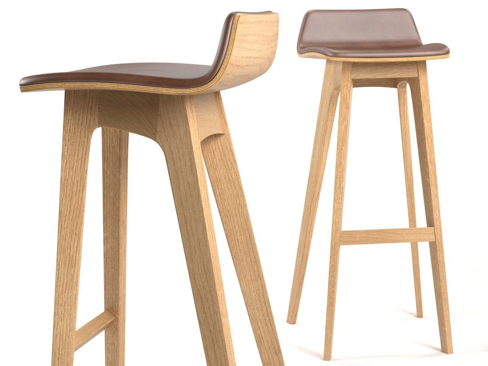 Morph Barstool 3D model_2