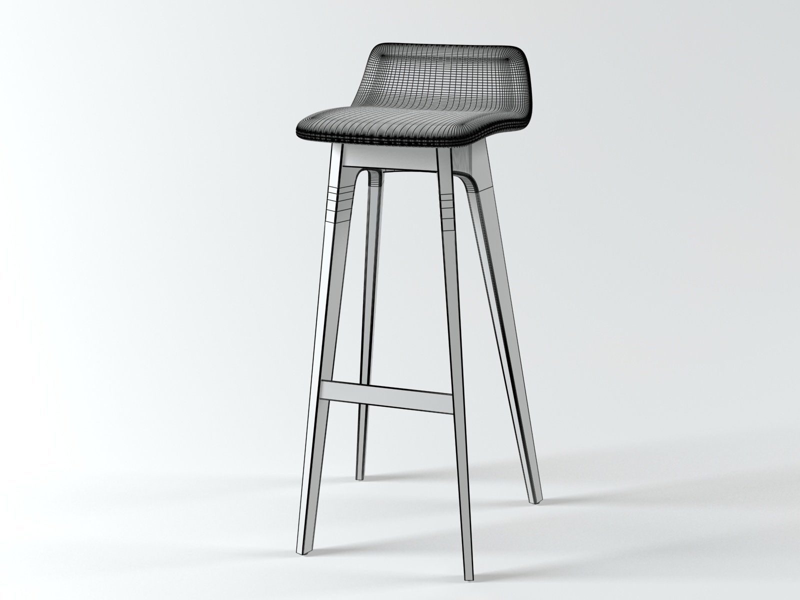 Morph Barstool 3D model_12