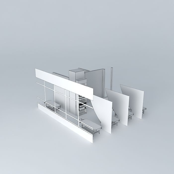 hullmark staff room Free 3D model_4