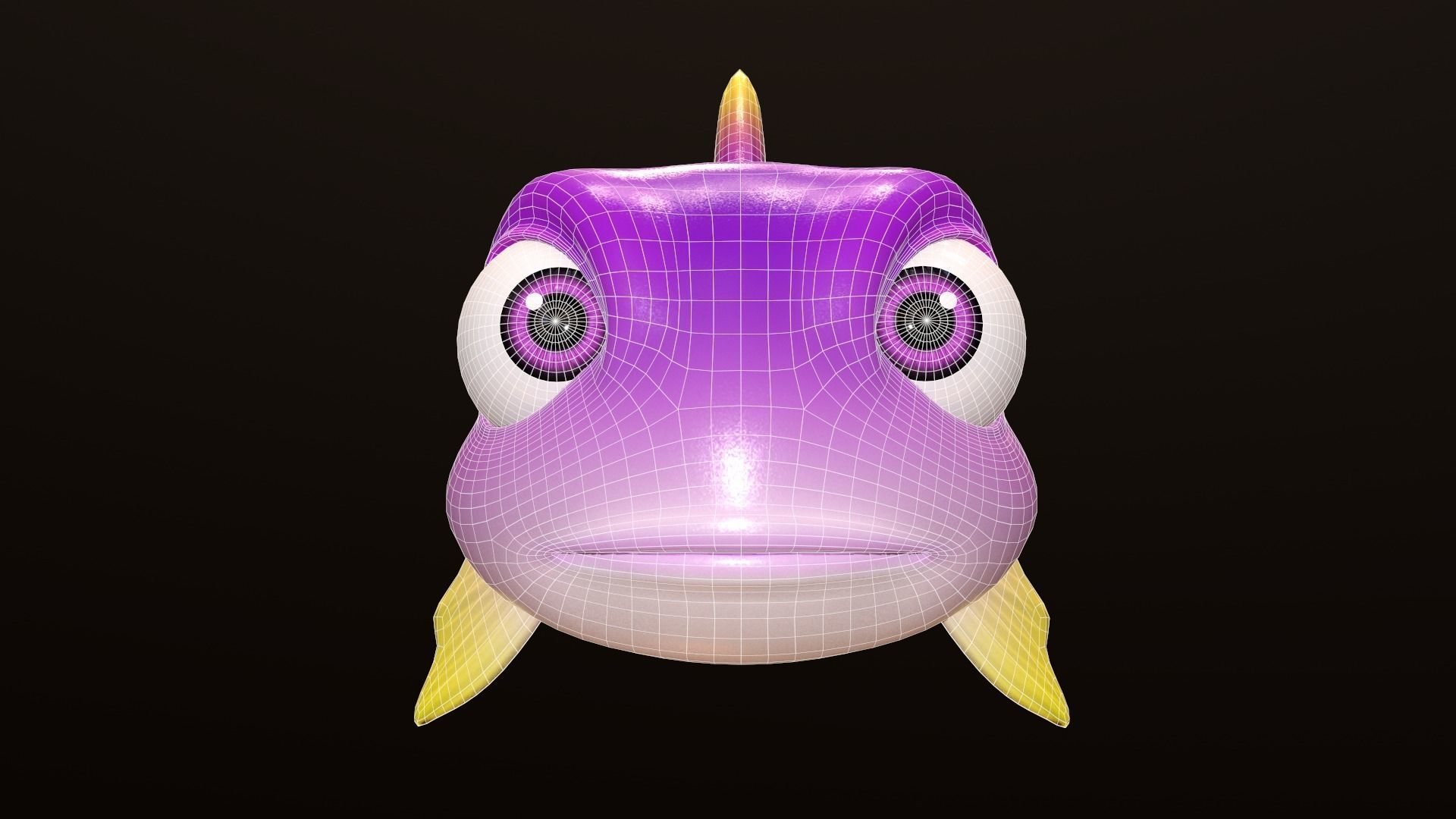 Asset - Cartoons - Animal - Fish 3D model_7