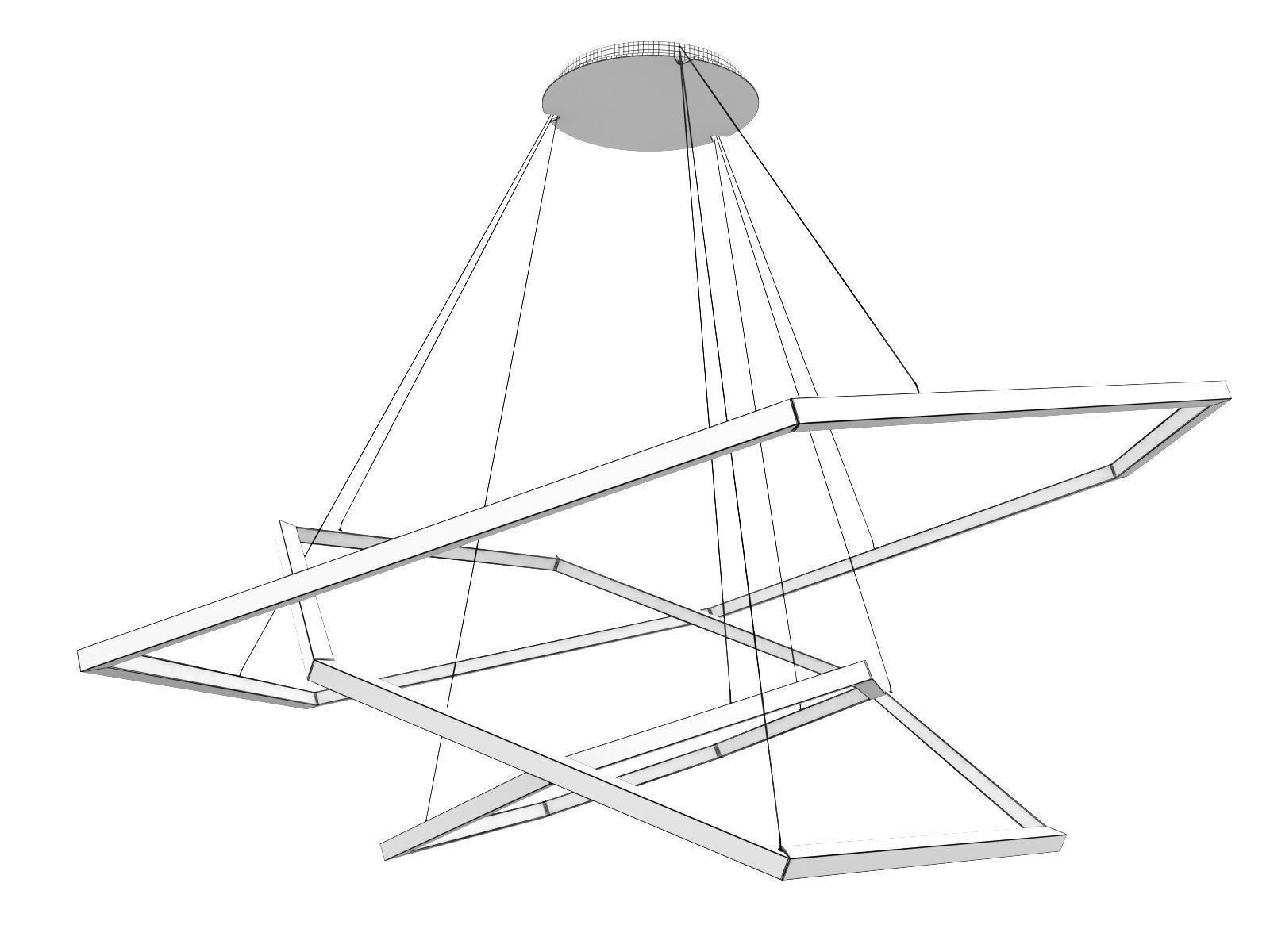 Vesanto Triple Pendant 3D model_4