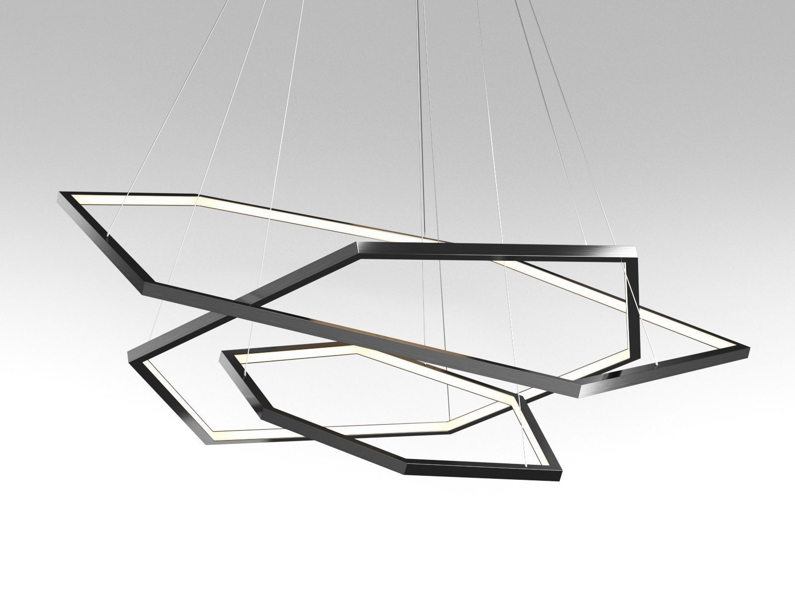 Vesanto Triple Pendant 3D model_1