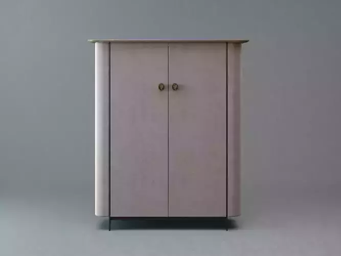Alexander Bar Cabinet 3D model