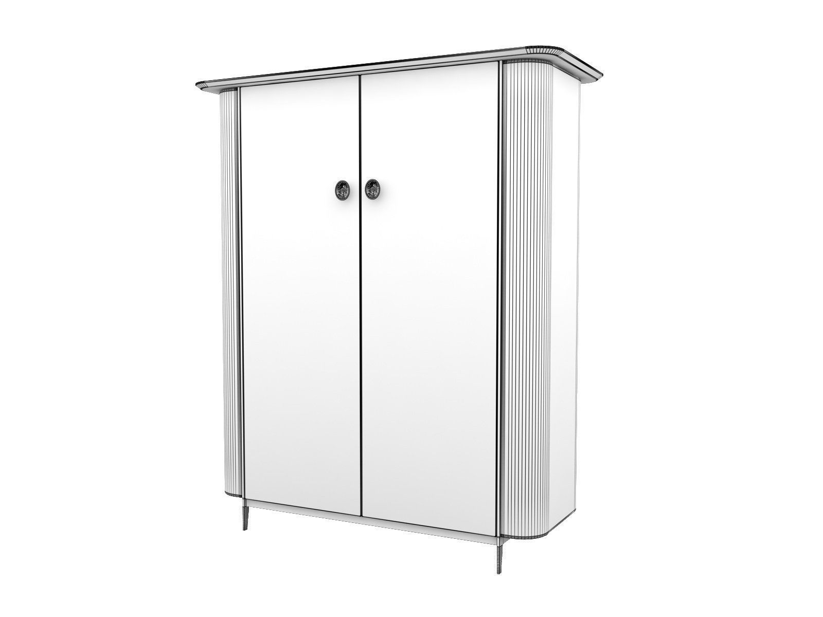 Alexander Bar Cabinet 3D model_2