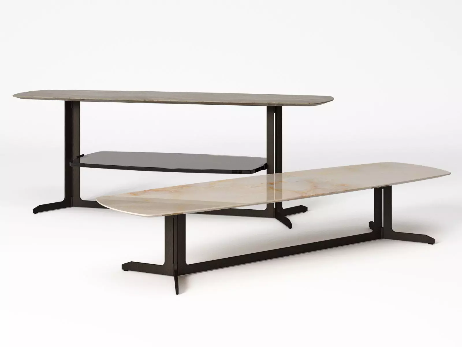 Arabesque Console Tables 3D model_0