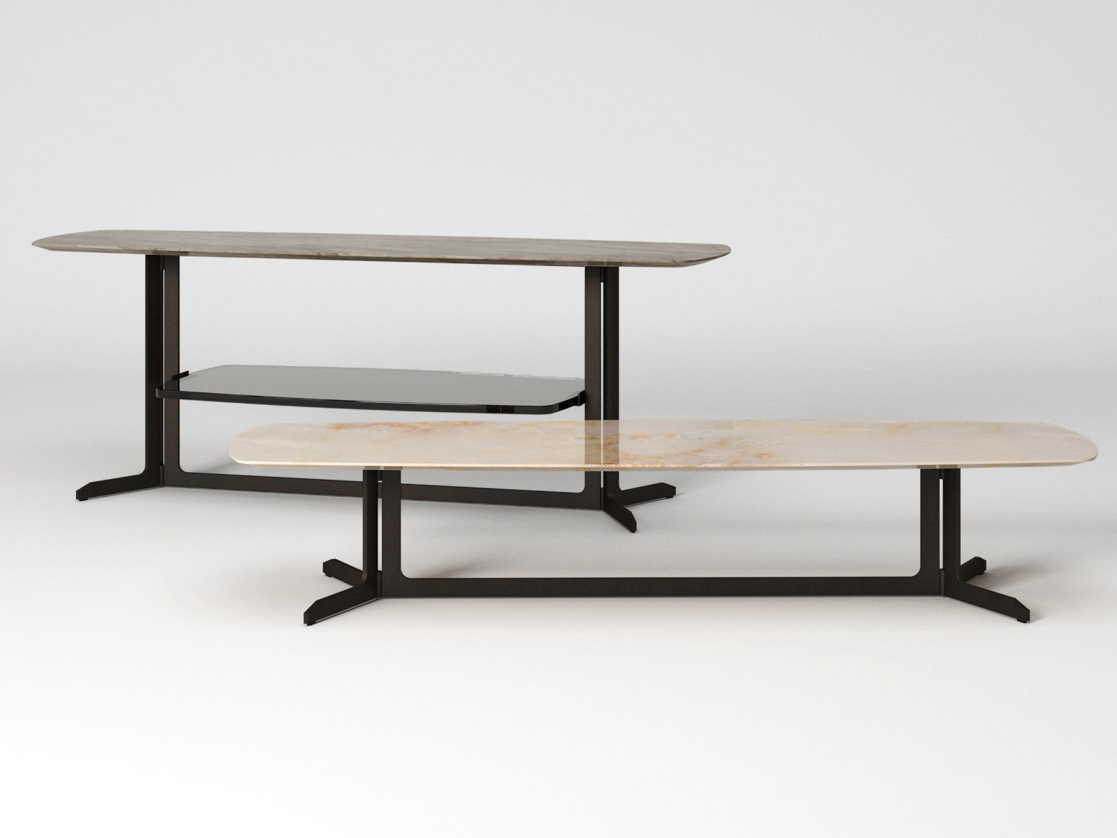 Arabesque Console Tables 3D model_2