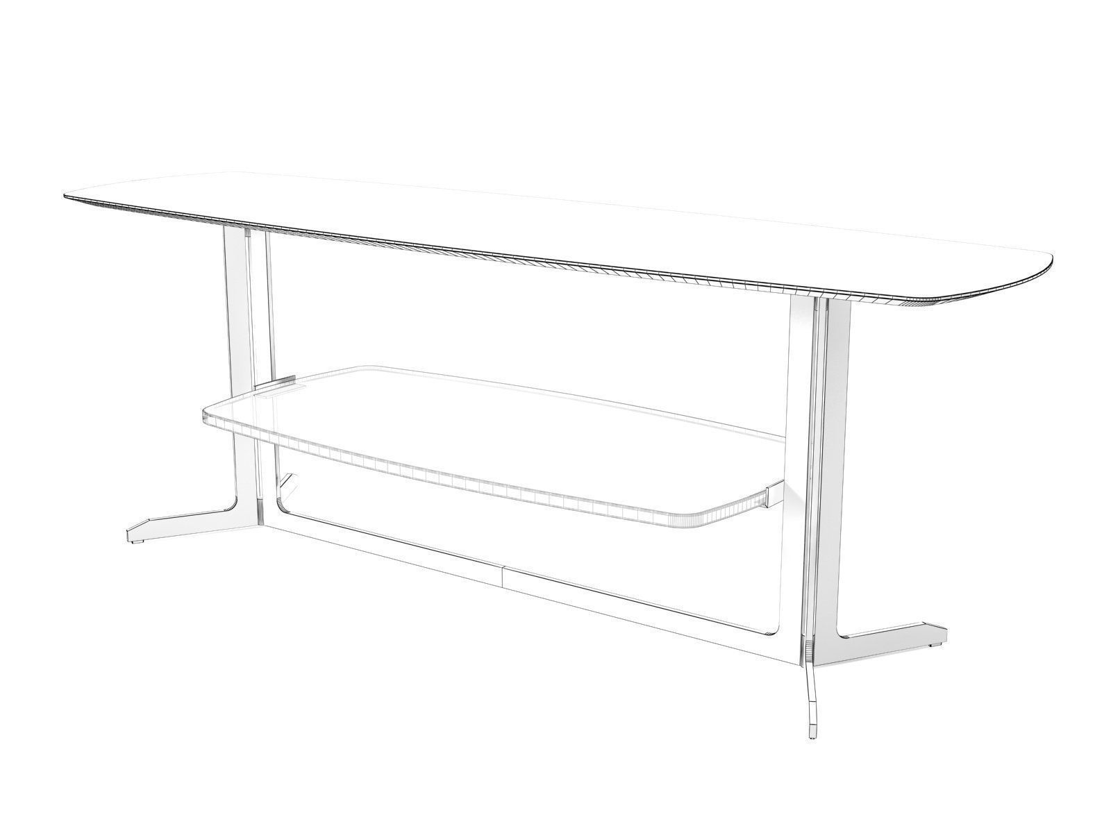 Arabesque Console Tables 3D model_3