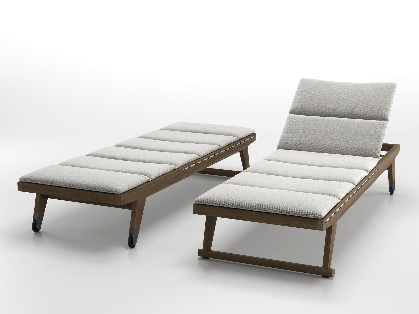 Gio Chaise Lounge 3D model_2