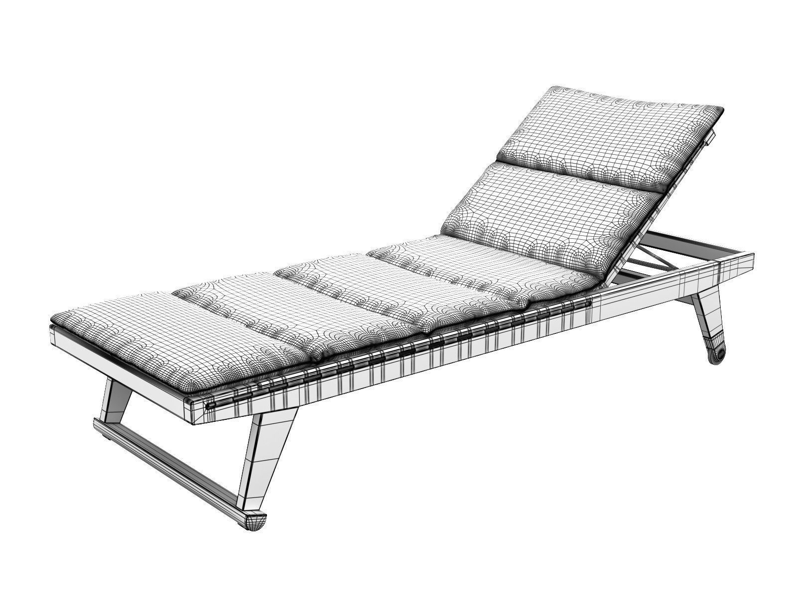 Gio Chaise Lounge 3D model_8