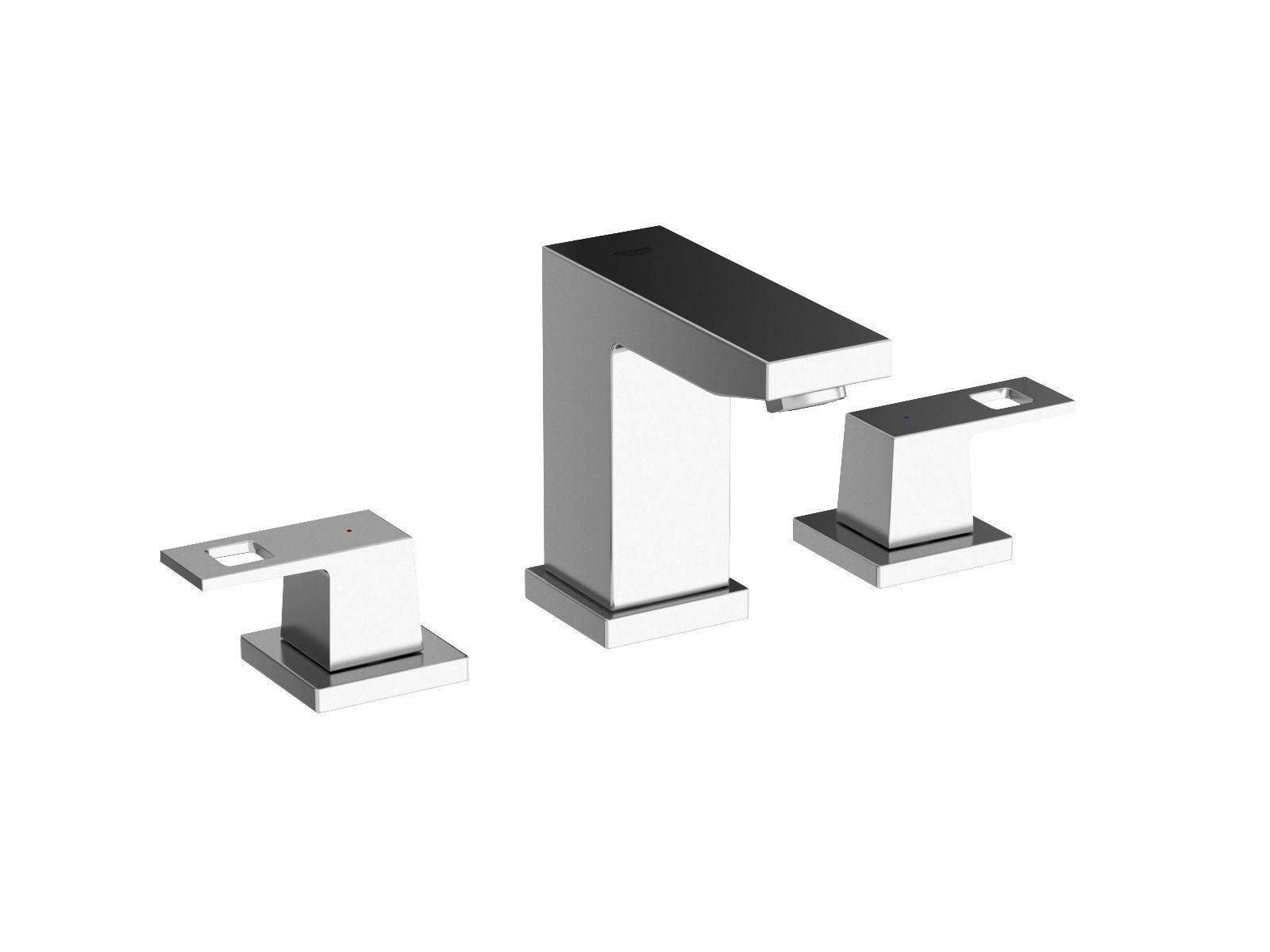 Cube Wall hung Basin 60 Set 3D model_8