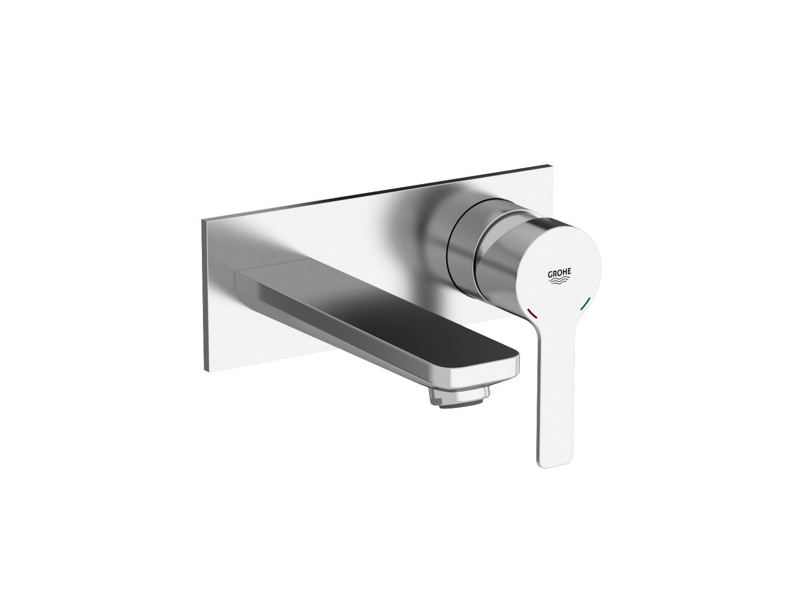 Cube Countertop Vessel 50 Set 3D model_9