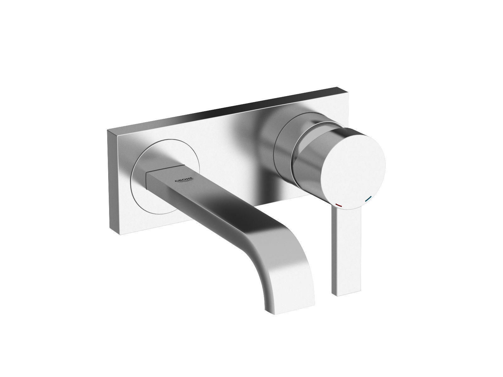 Cube Countertop Vessel 50 Set 3D model_6