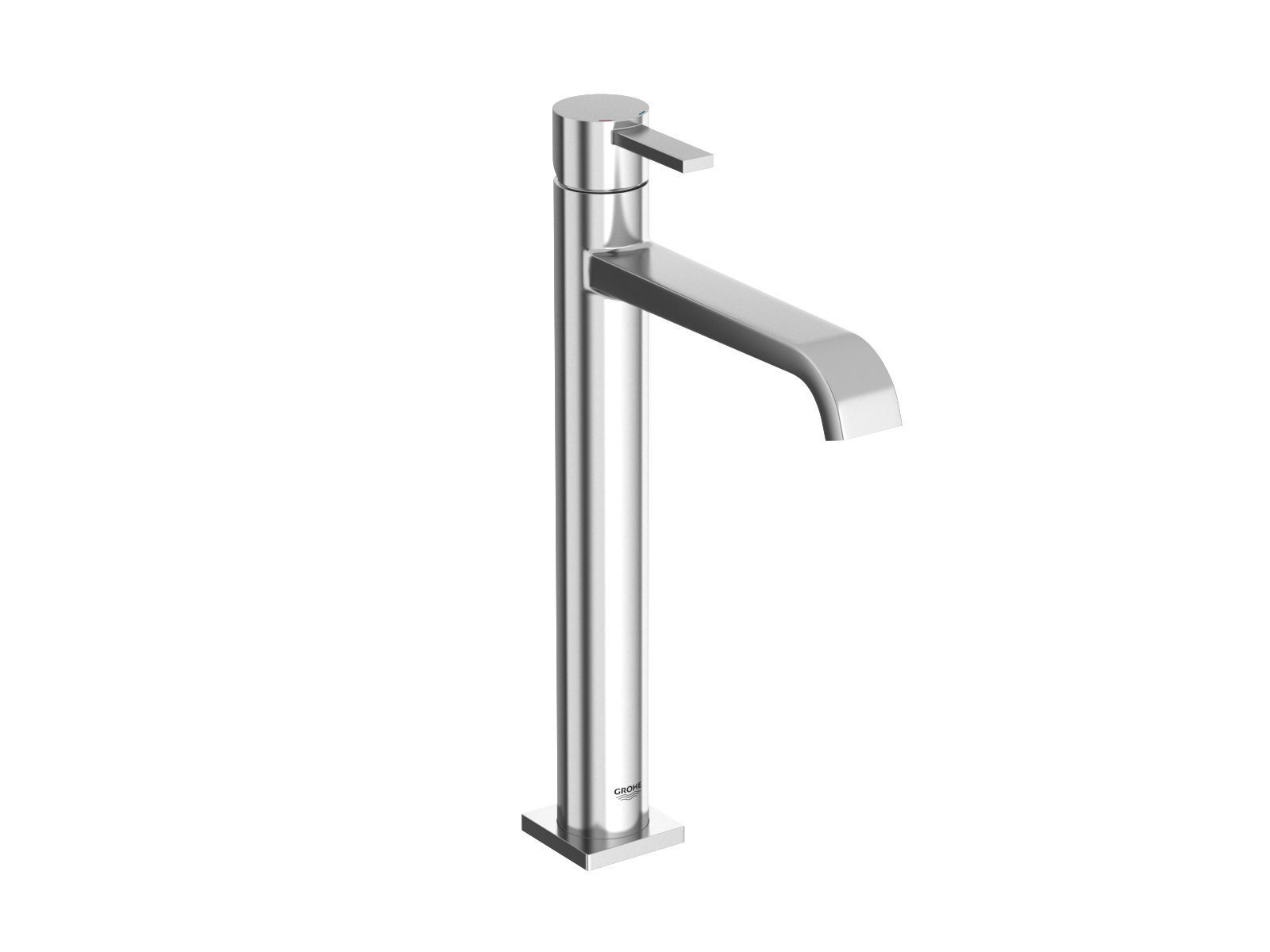 Cube Countertop Vessel 50 Set 3D model_5