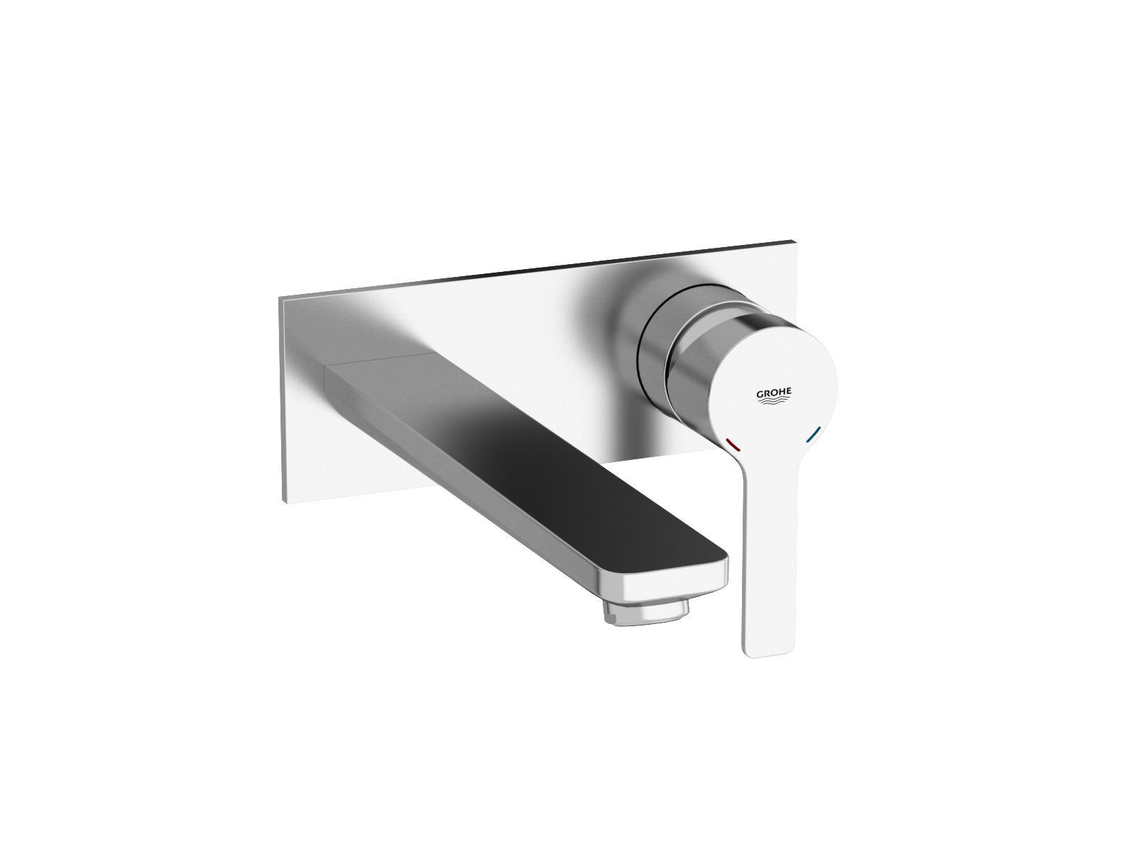 Cube Countertop Vessel 50 Set 3D model_7