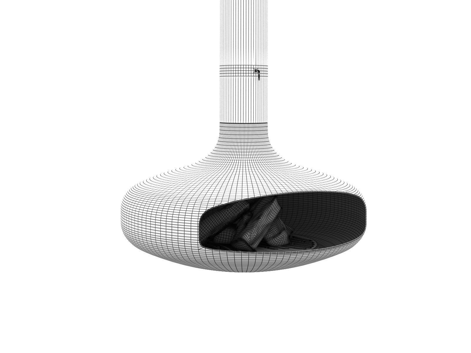 Domofocus Fireplace 3D model_3