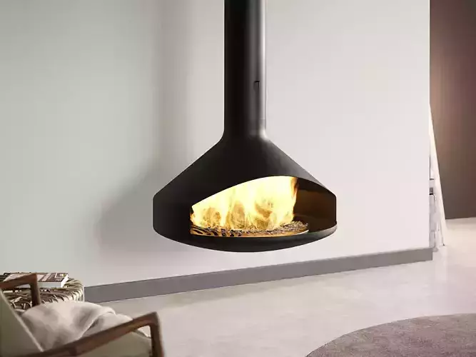 Ergofocus Fireplace 3D model