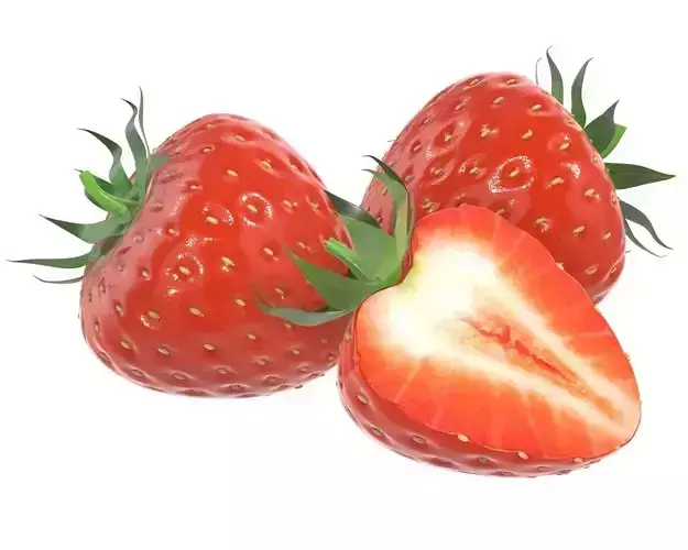 strawberry comp 3D model