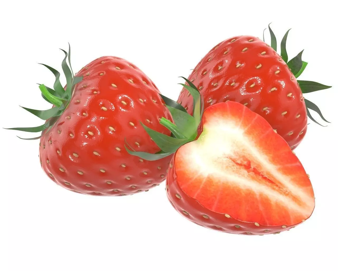 strawberry comp 3D model_0