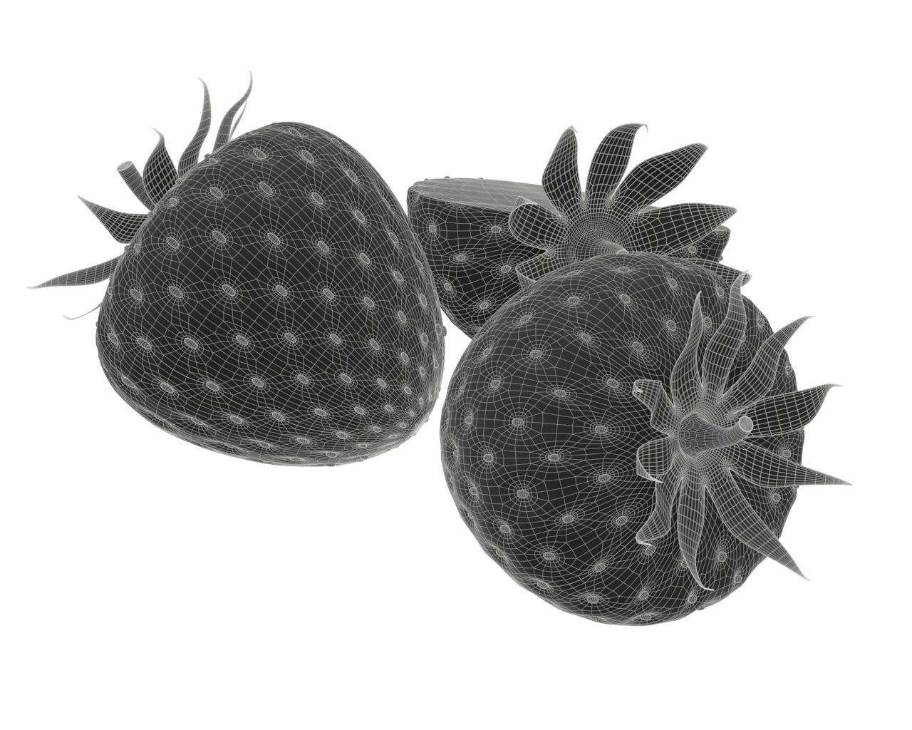 strawberry comp 3D model_7