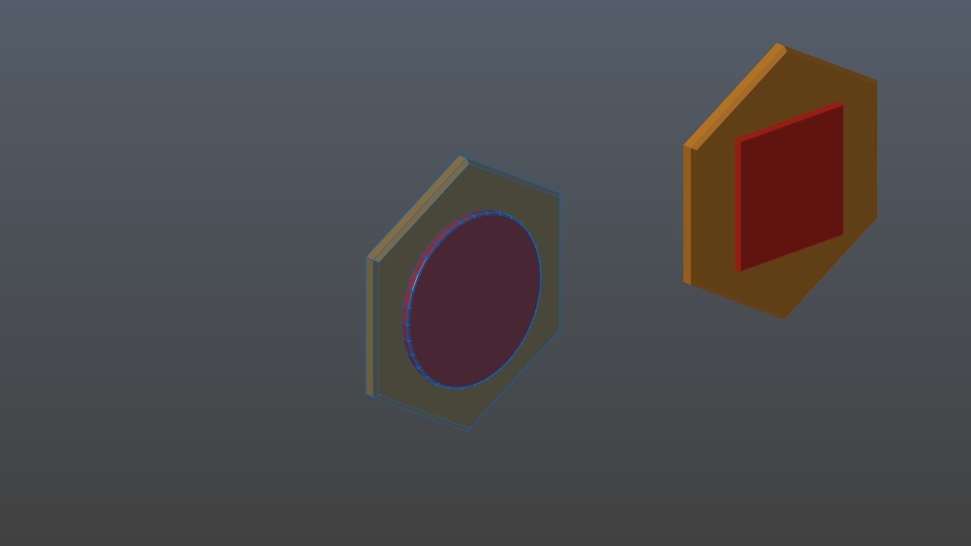 Low poly player buttons 6 3D model_12