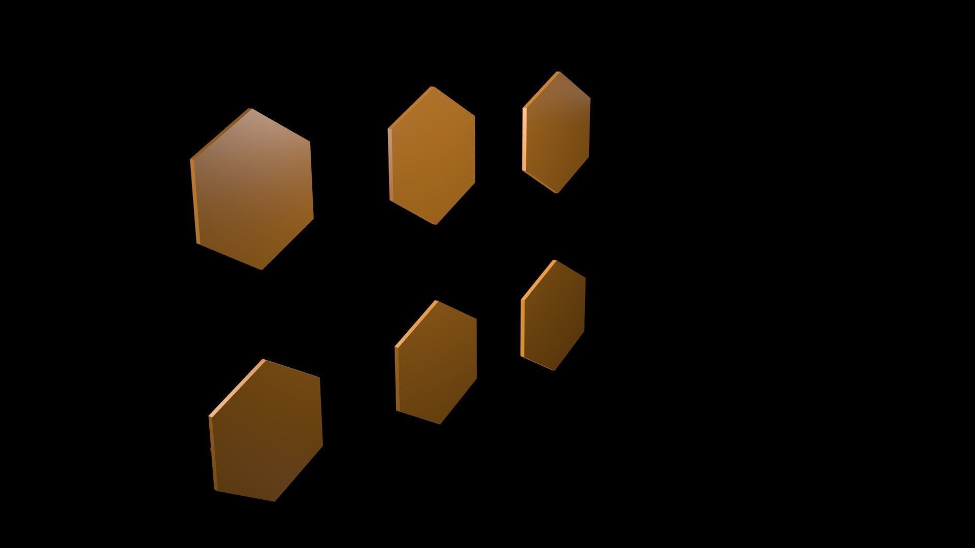 Low poly player buttons 6 3D model_6