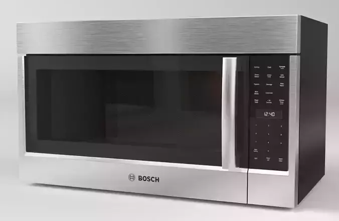 microwave - HMV8053U - by Bosch 3D model
