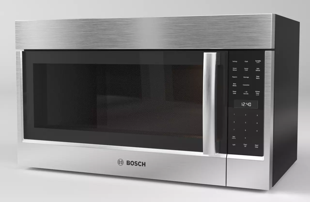 microwave - HMV8053U - by Bosch 3D model_0