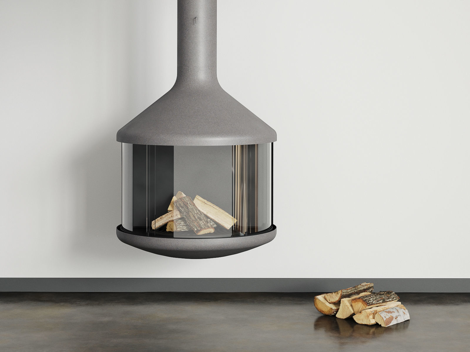 Hubfocus Fireplace 3D model_1