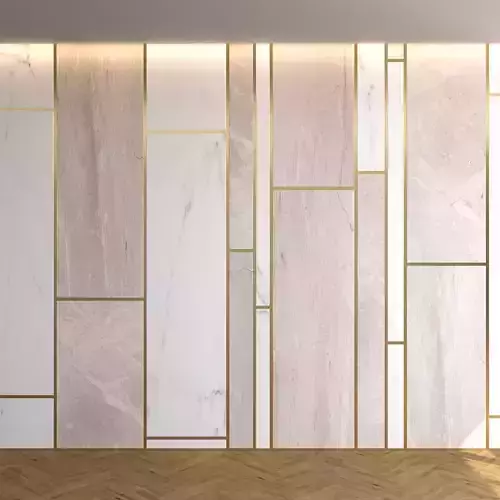 Marble Panel with Parquet 3