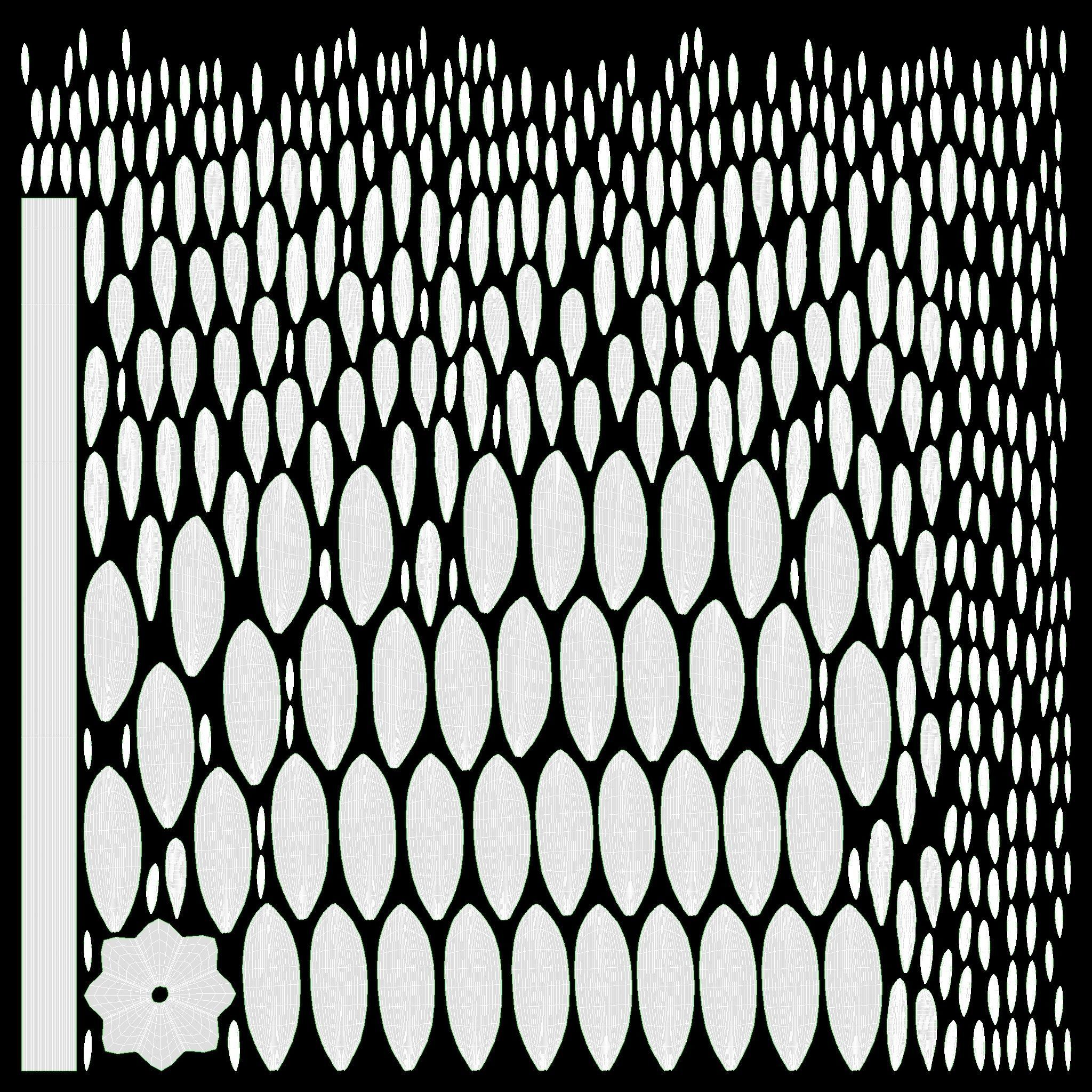 gerbera flower 3D model_11