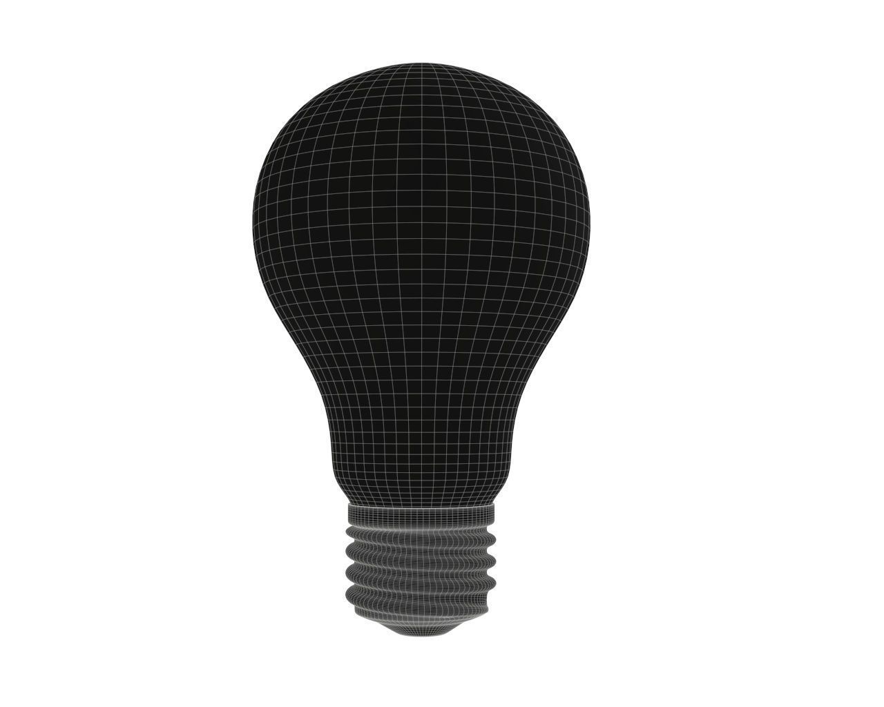 filament light bulb 3D model_1