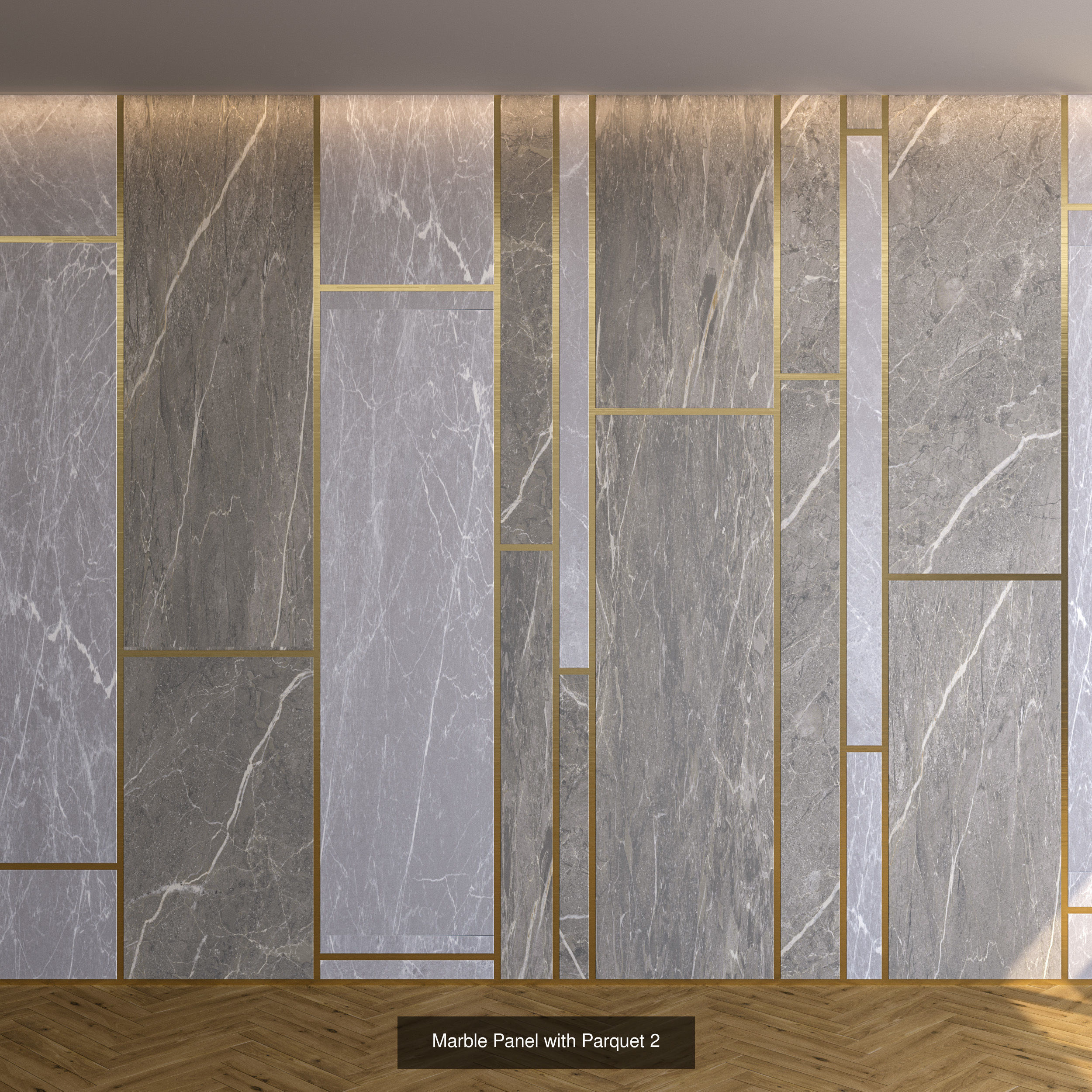 Marble Panel with Parquet Collection _2