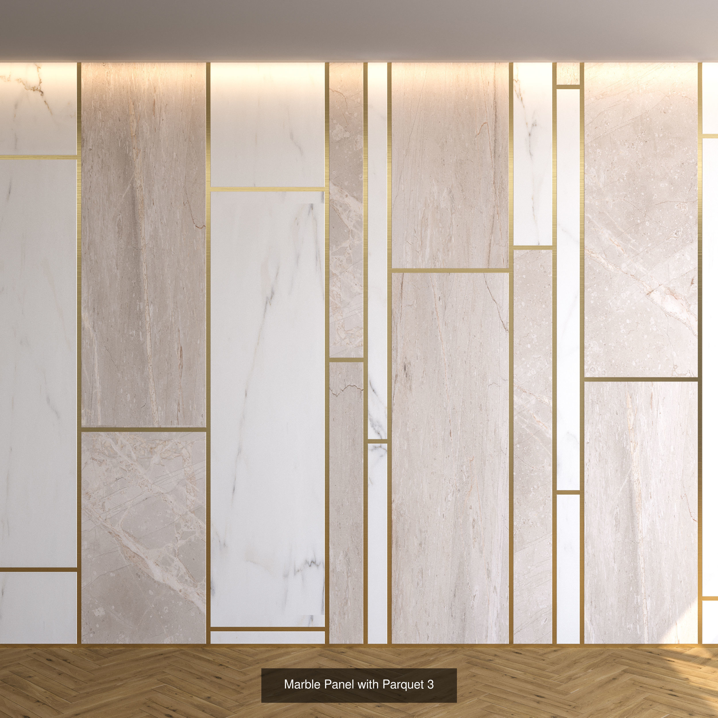 Marble Panel with Parquet Collection _3