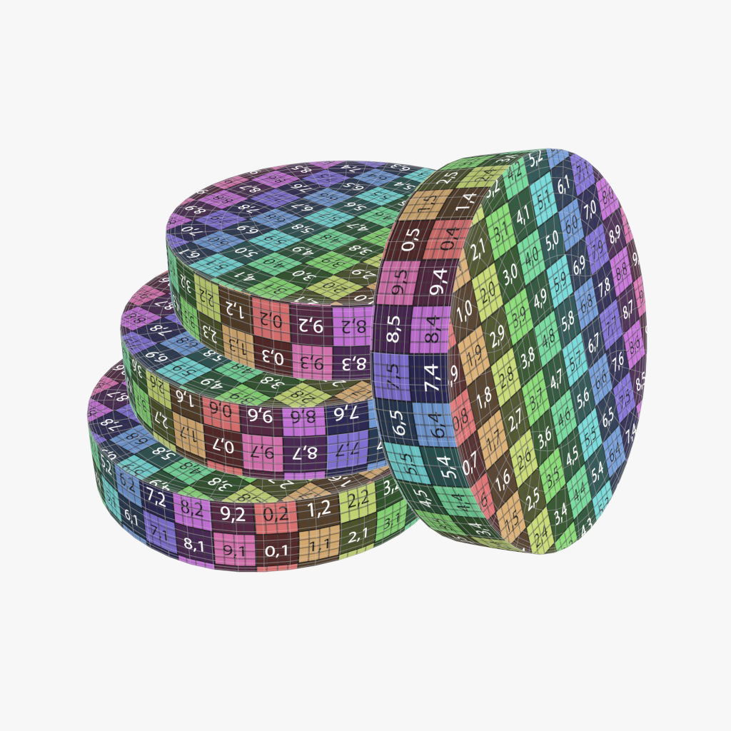 carrot slices 3D model_5