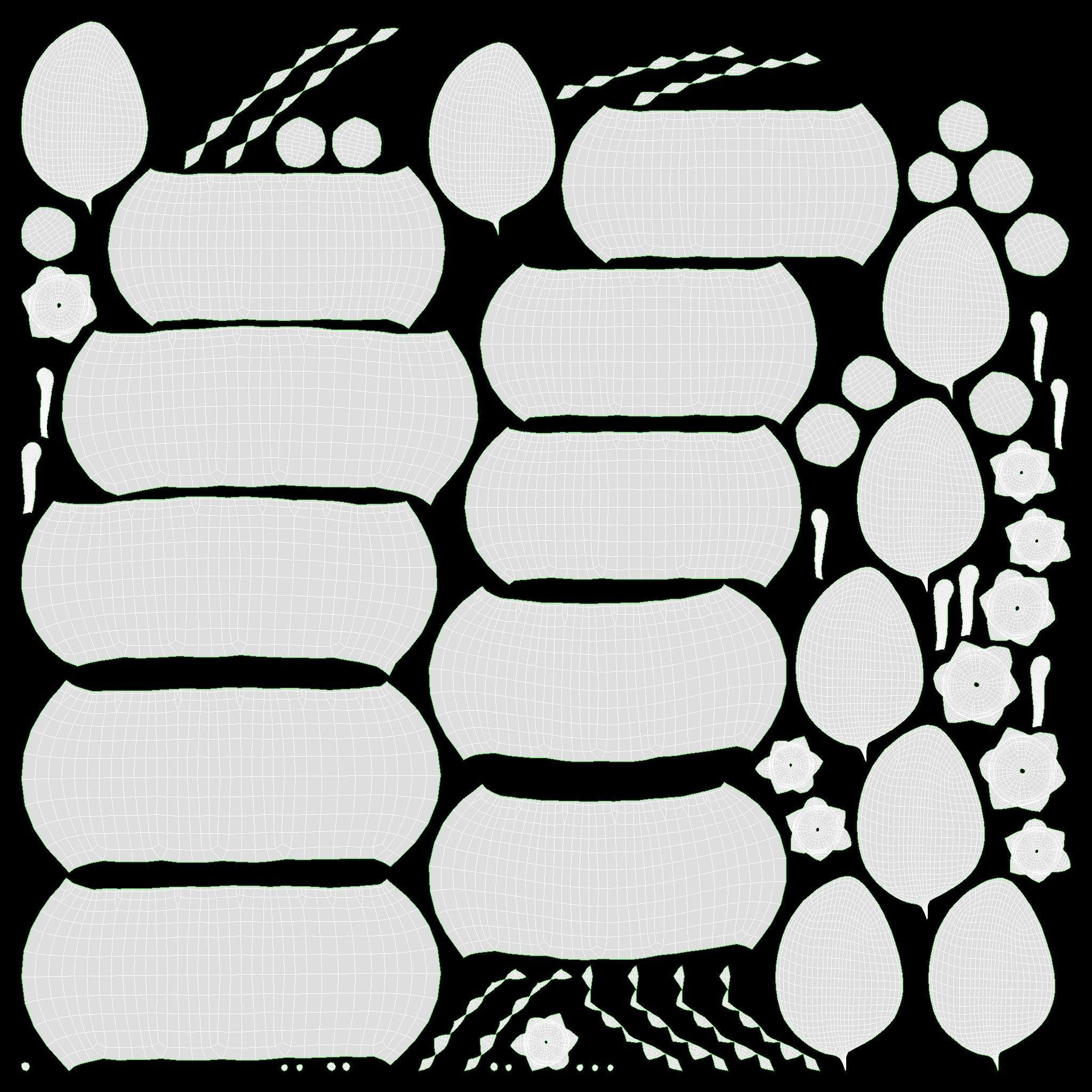 blueberries 3D model_10