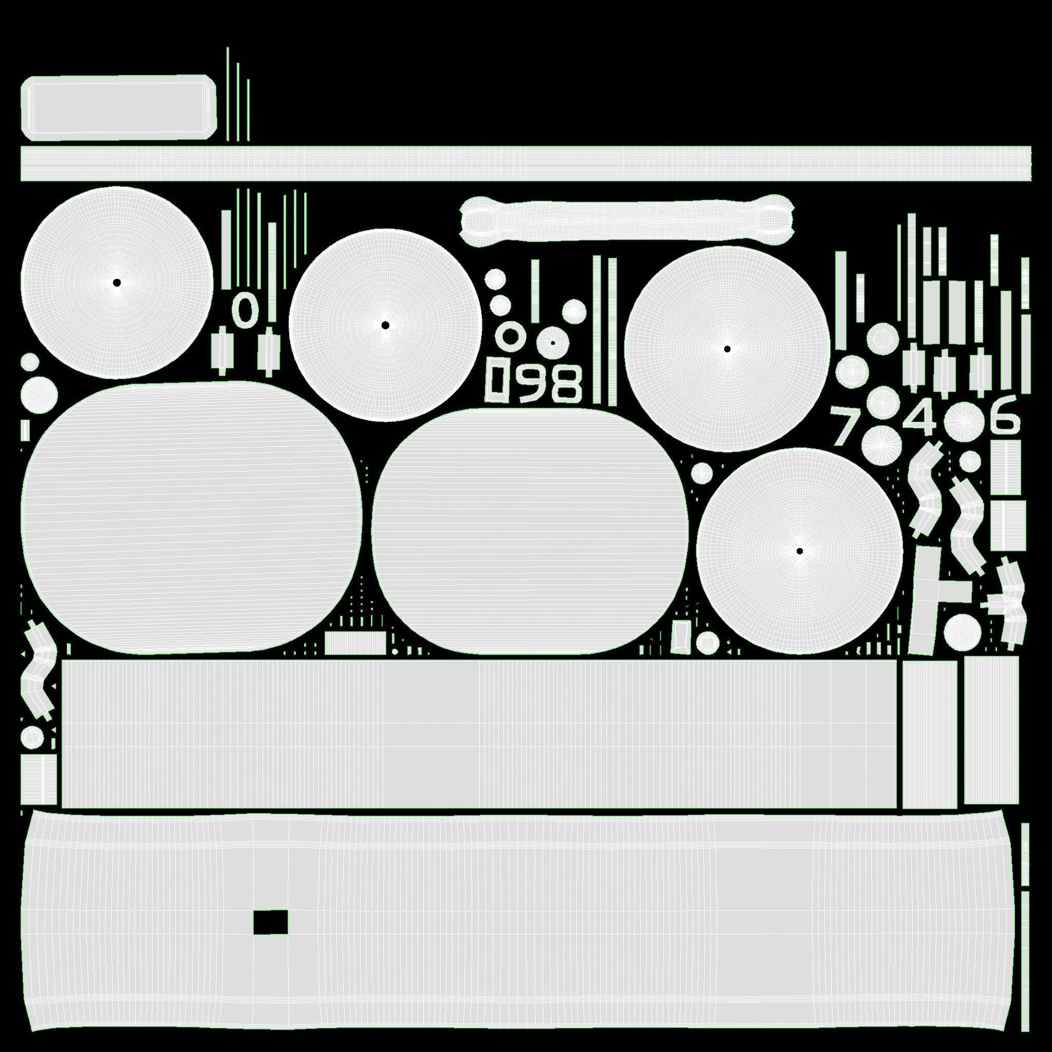 alarm clock 2 3D model_8