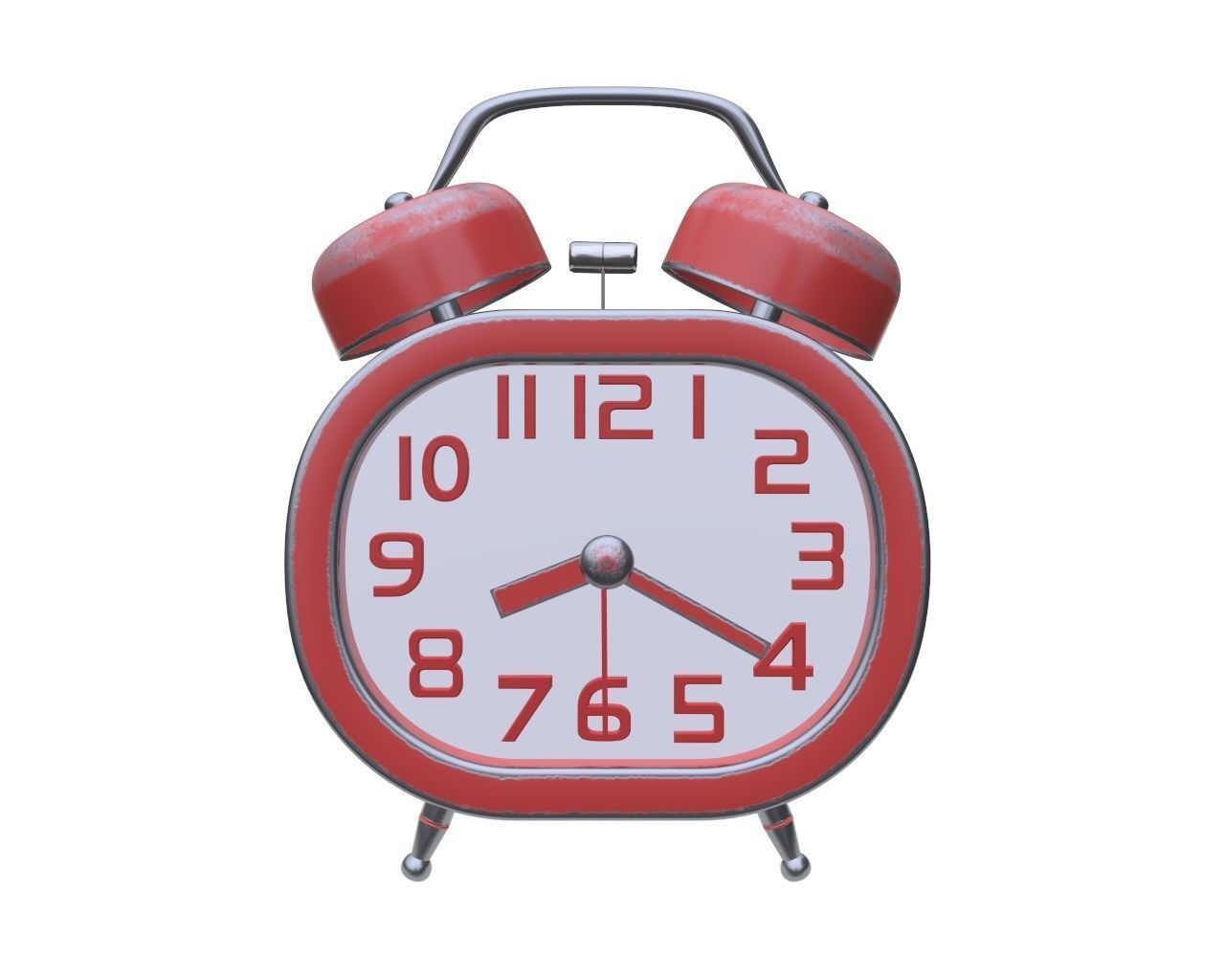 alarm clock 2 3D model_3