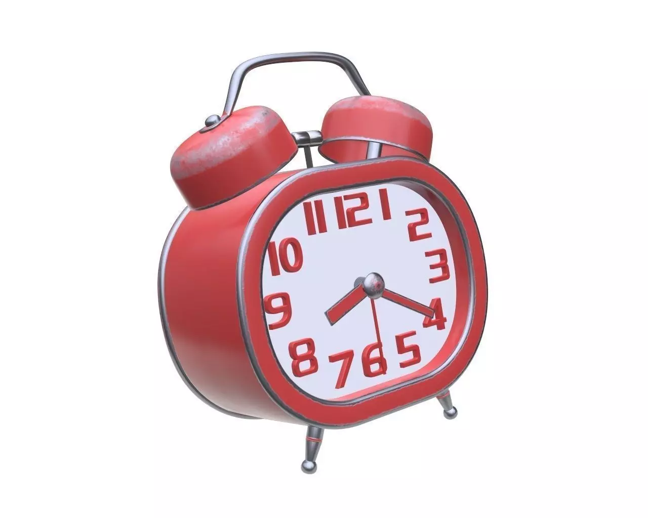 alarm clock 2 3D model_0