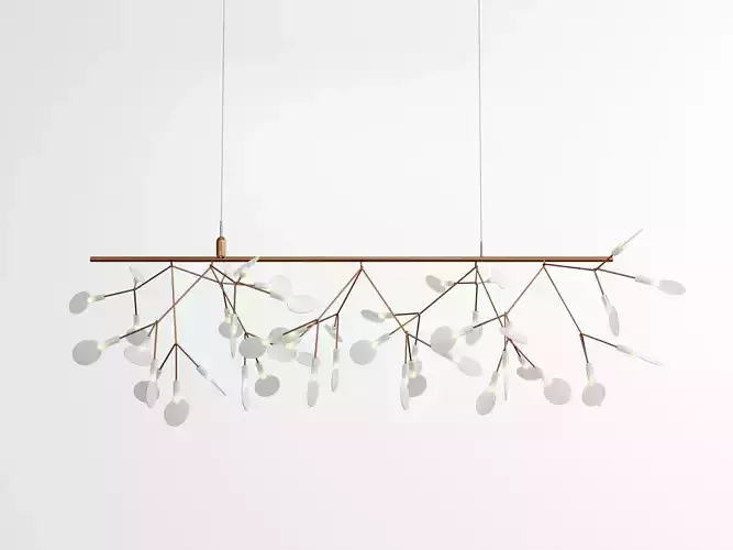 Heracleum Endless Pendant Lamp 3D model