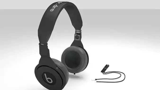 headphone beats headphones 3D model
